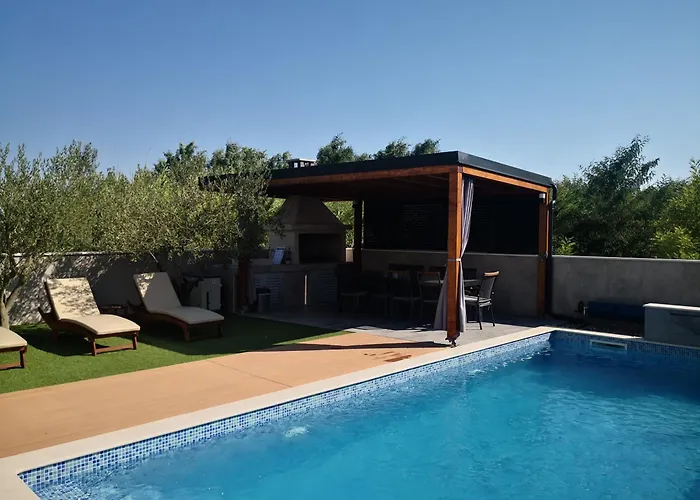 Villa Frantin - Heated Pool, Sauna, Jacuzzi, Activities Privlaka (Zadar)
